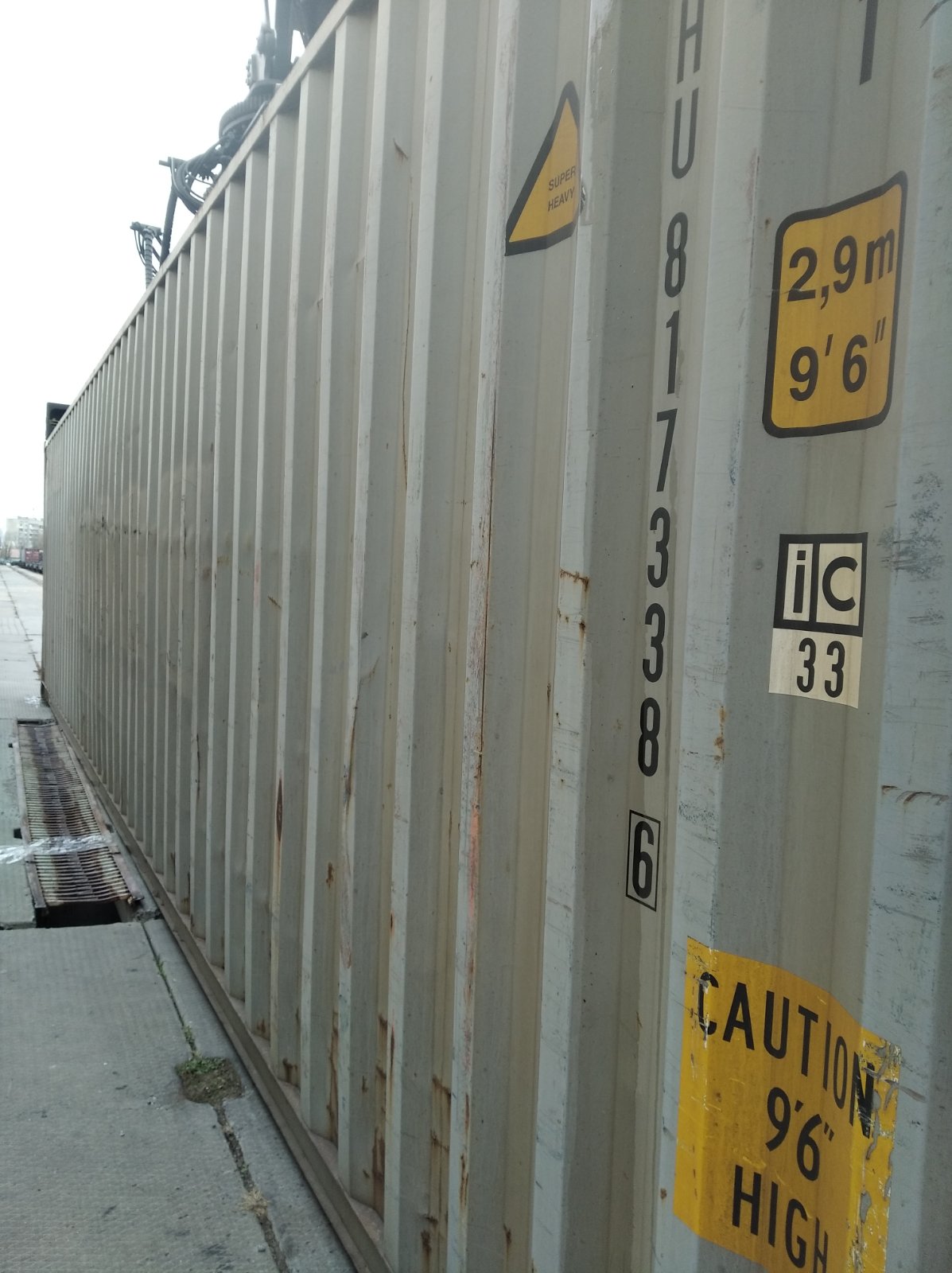 40DC Морські контейнери 40 футів